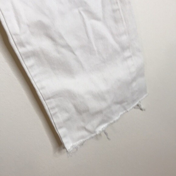 Zara ladies high rise mom jeans with fringe ankles size 6 - Picture 4 of 11